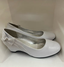 Load image into Gallery viewer, Sparkly Bow & Ribbon Wedge Shoes
