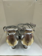 Load image into Gallery viewer, Sequin Trim Strappy Kitten Shoes