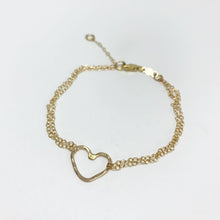 Load image into Gallery viewer, Heart Charm Bracelet