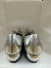 Load image into Gallery viewer, Organza & Ribbon Bow with Sparkly Accent Wedge Shoes