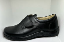 Load image into Gallery viewer, Square Toe Velcro Leather Shoes