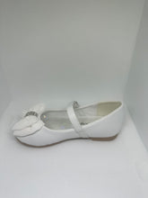Load image into Gallery viewer, Elegant 3D Organza and Rhinestone Bow Ballerina Shoe