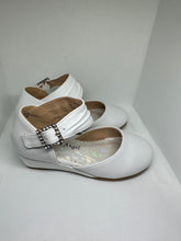 Load image into Gallery viewer, Pleated Ankle Strap with Crystal Buckle Wedge Shoes