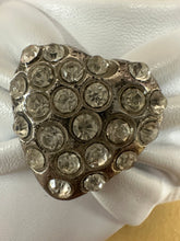 Load image into Gallery viewer, Elegant Bow & Crystal Heart Slip-On Flats