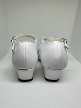 Load image into Gallery viewer, 3D Double Flower with Crystal Ankle Strap Block Shoes