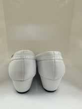 Load image into Gallery viewer, Rhinestone Embellished Bow Slip-On Wedge Shoe with Ribbon Trim