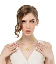 Load image into Gallery viewer, I Love You To The Moon & Back Austrian Elements Necklace