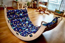 Load image into Gallery viewer, Large Montessori Climbing Arch/Rocker with Pillow Set