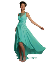 Load image into Gallery viewer, Amalia Chiffon High-Low Bridesmaid & Formal Dress