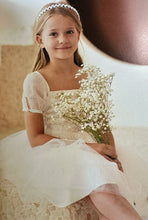 Load image into Gallery viewer, Flower Embroidered Lace Midi