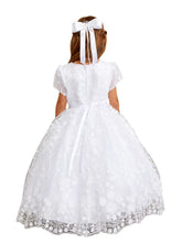 Load image into Gallery viewer, 3D Floral Short Sleeve Dress