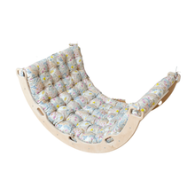 Load image into Gallery viewer, Large Montessori Climbing Arch/Rocker with Pillow Set