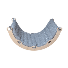 Load image into Gallery viewer, Large Montessori Climbing Arch/Rocker with Pillow Set