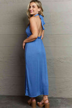 Load image into Gallery viewer, Halter Neck Maxi Dress