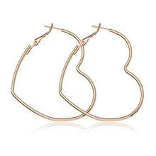 Load image into Gallery viewer, Large Smooth Circle Hoop Earrings