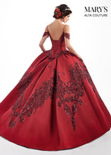 Load image into Gallery viewer, Couture Mikado Dress in Wine