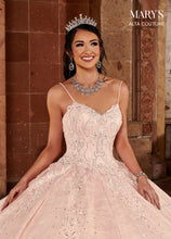 Load image into Gallery viewer, Crystal Taffeta Ballgown in Pink