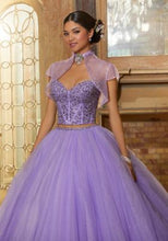 Load image into Gallery viewer, Jewel Encrusted Two-Piece Dress