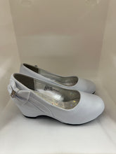Load image into Gallery viewer, Sparkly Bow &amp; Ribbon Wedge Shoes
