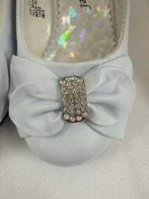 Load image into Gallery viewer, Bow with Crystal Accent Wedge Shoes
