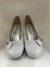 Load image into Gallery viewer, Rhinestone Embellished Bow Slip-On Wedge Shoe with Ribbon Trim
