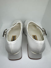 Load image into Gallery viewer, Flower Embroidered &amp; Pearl Accent Mary Jane Chunky Shoes
