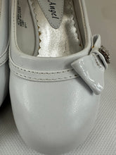 Load image into Gallery viewer, Rhinestone Embellished Bow Slip-On Wedge Shoe with Ribbon Trim
