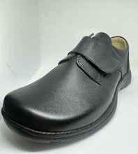 Load image into Gallery viewer, Square Toe Velcro Leather Shoes
