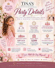 Load image into Gallery viewer, Princess Boutique Party
