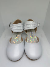 Load image into Gallery viewer, Pleated Ankle Strap with Crystal Buckle Wedge Shoes
