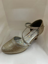 Load image into Gallery viewer, Glittery Crystal Cross-Strap Shoes
