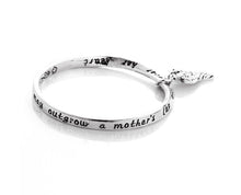 Load image into Gallery viewer, Mother and Child Sculptured Charm Bangle
