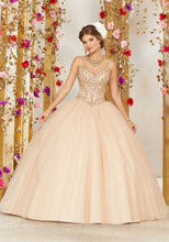 Load image into Gallery viewer, Rhinestone + Crystal Ballgown
