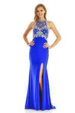 Load image into Gallery viewer, High Neck Dress With Embellished Bodice
