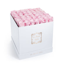 Load image into Gallery viewer, Soft Pink Preserved Roses - Large Square White Box
