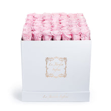 Load image into Gallery viewer, Soft Pink Preserved Roses - Large Square White Box
