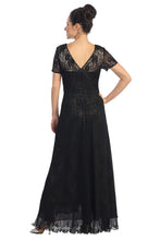 Load image into Gallery viewer, V-Neck Lace Gown
