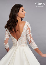 Load image into Gallery viewer, Shantung Lace Bridal Gown
