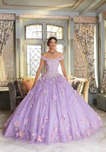 Load image into Gallery viewer, Multi-Colored Floral Ballgown
